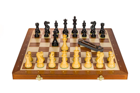 [board:marked][pieces:classic-ebonized][priority:1] Marked iChessOne board with classic ebonized pieces