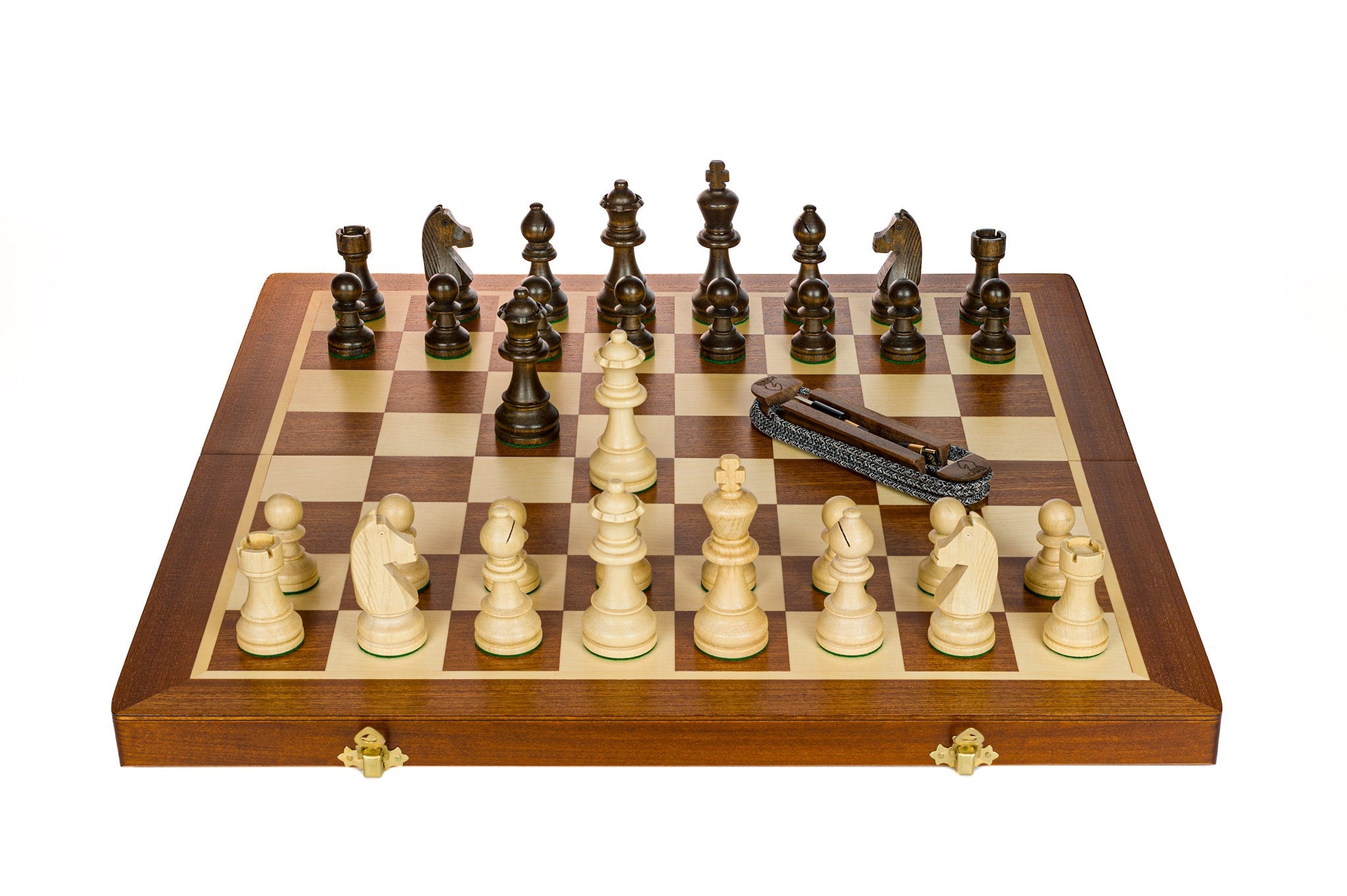 iChessOne Smart Chessboard – Foldable All-in-One Wooden Set