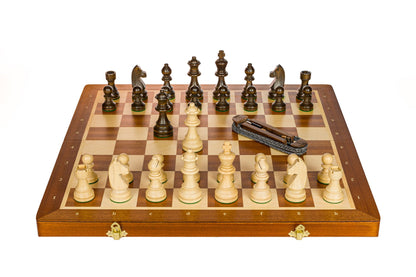 Marked iChessOne board with timeless pieces